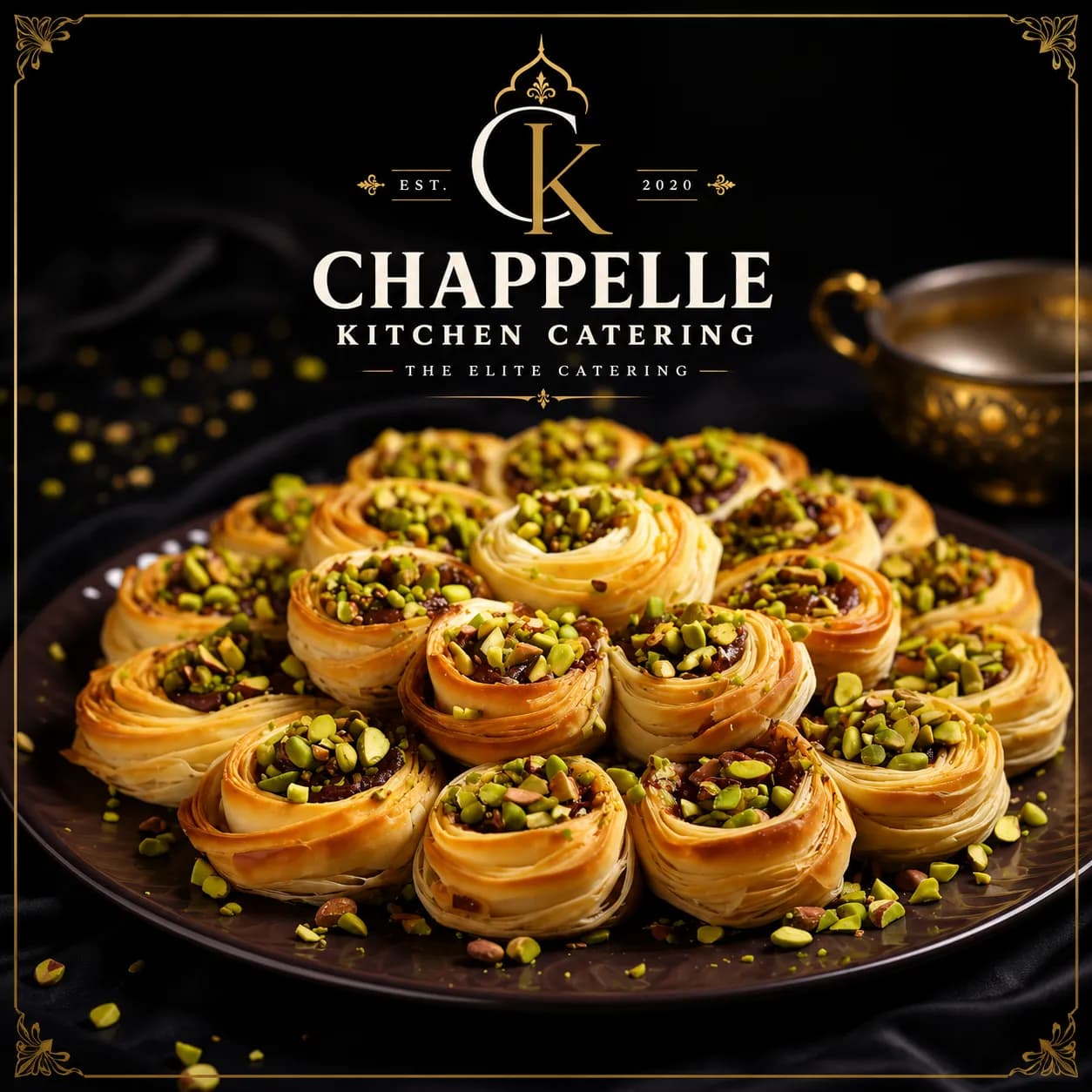 Mediterranean food presentation — 07224107-7834-41da-9f3f-140183f43d6c