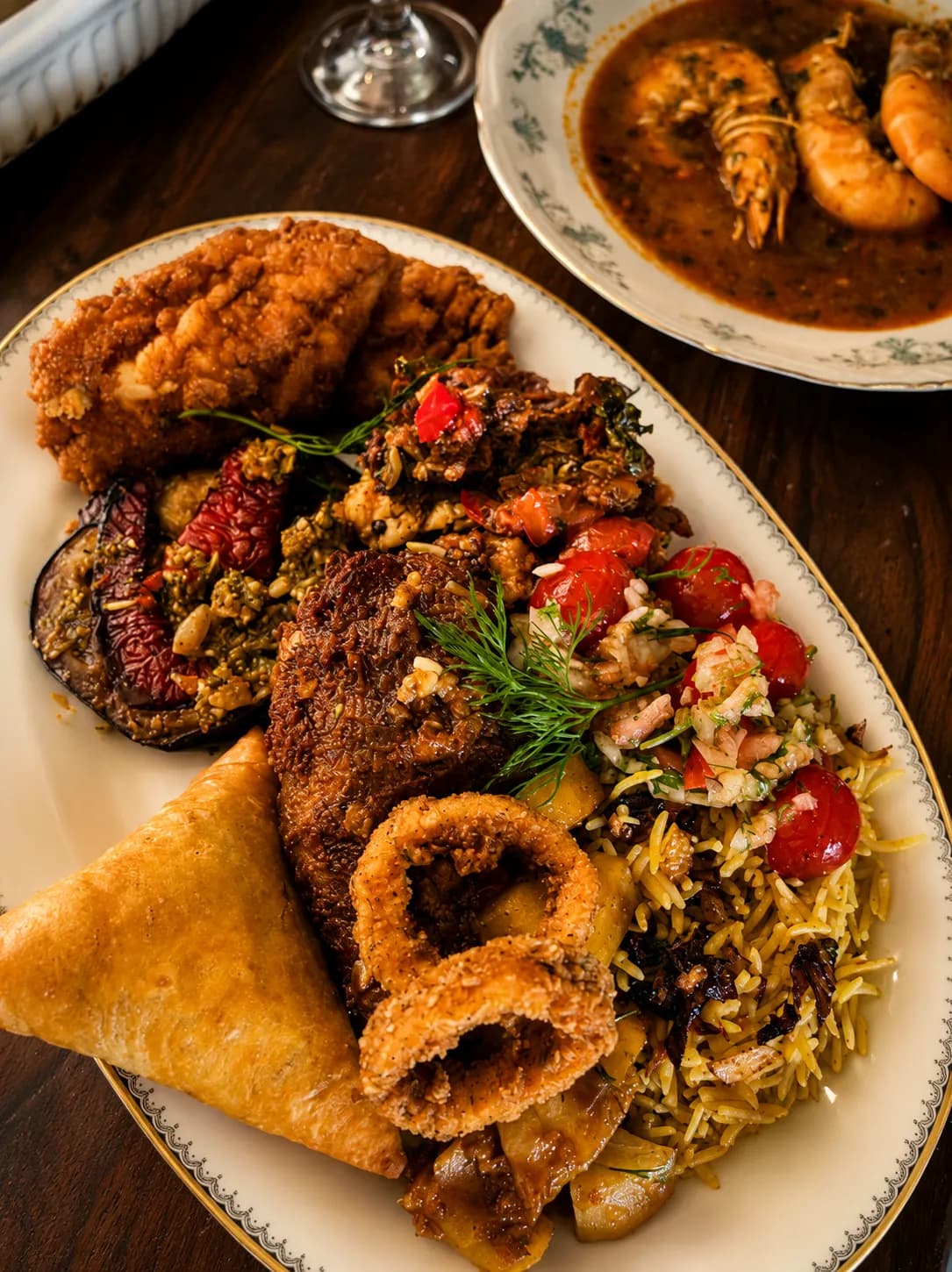 Mediterranean food presentation — 22