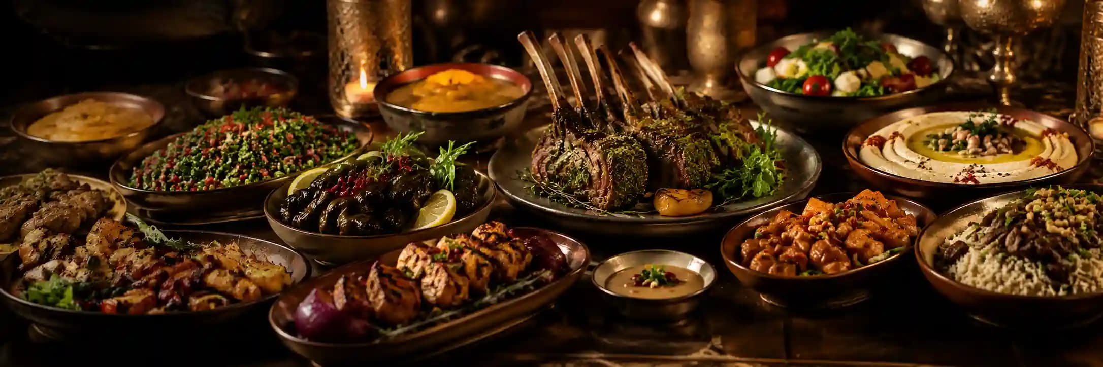 Elegant catered event with Mediterranean presentation — Chappelle Kitchen