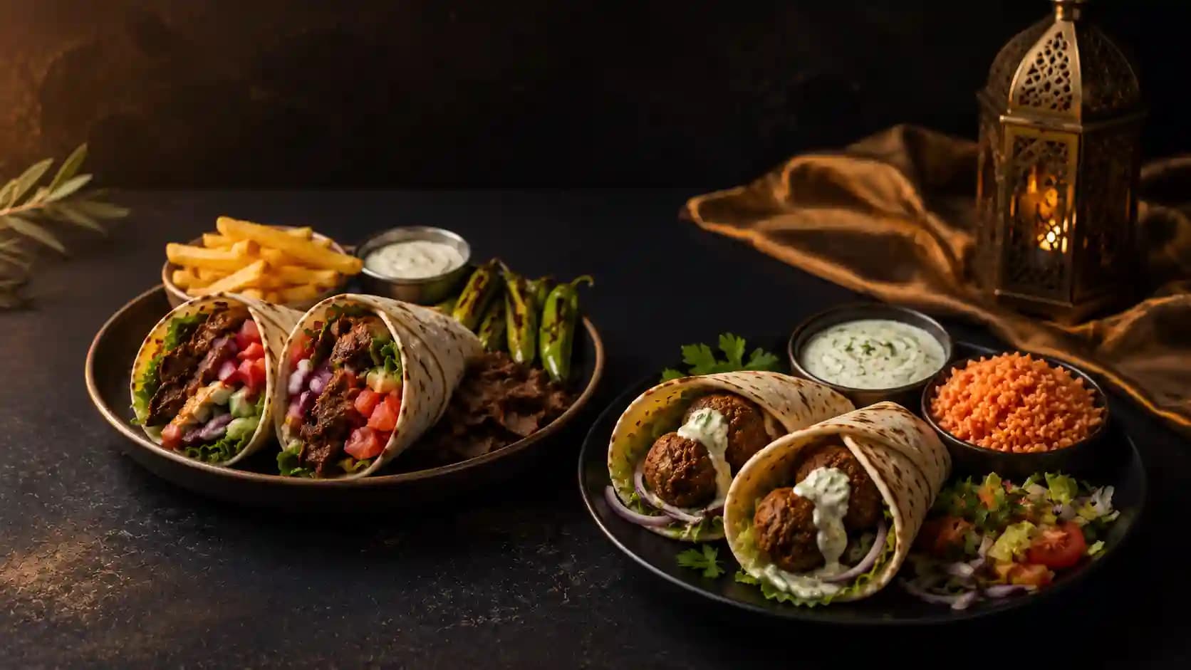 Fresh Mediterranean wraps with vibrant fillings — Chappelle Kitchen catering