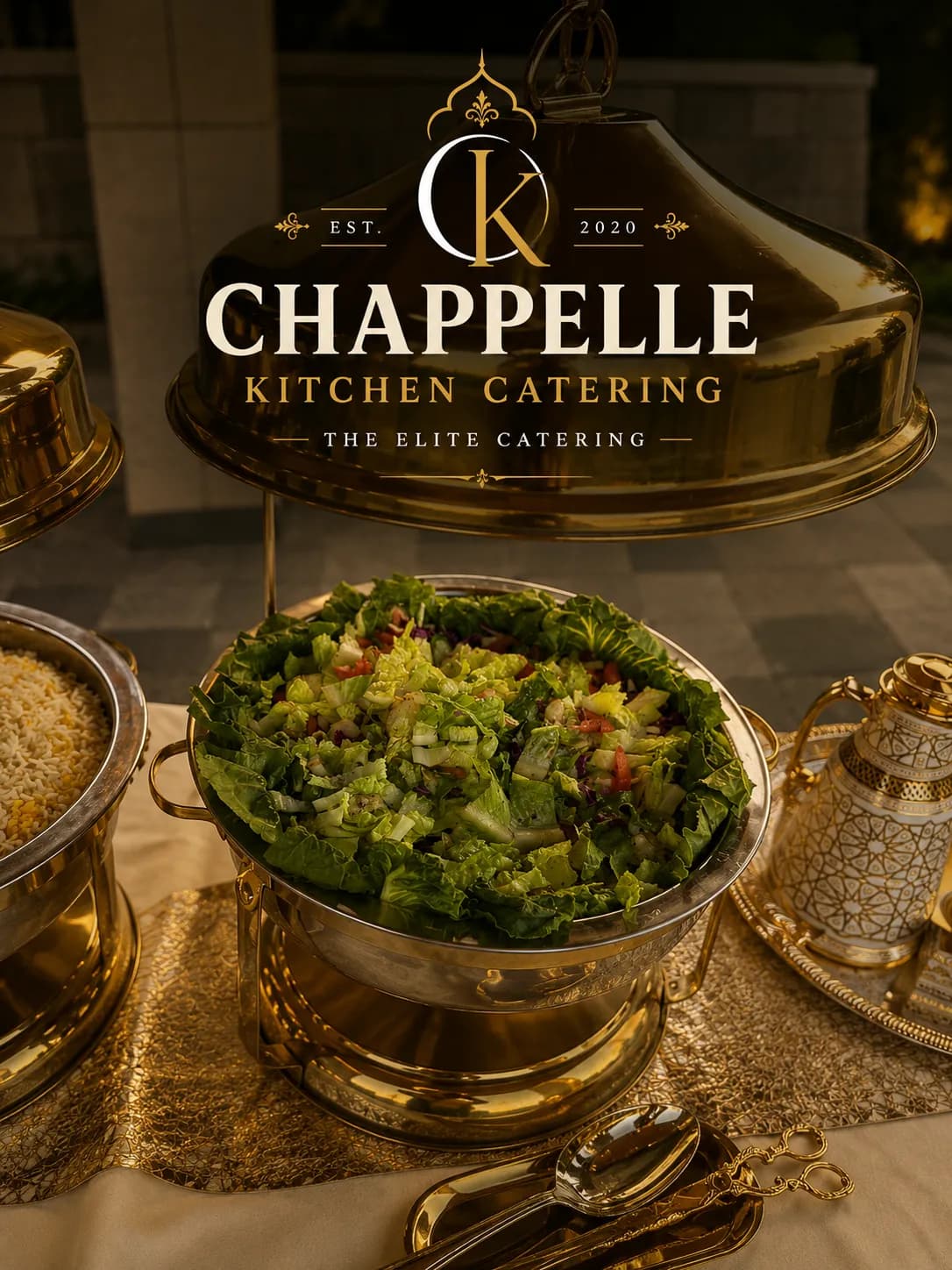 Plated private dinner service with elegant presentation